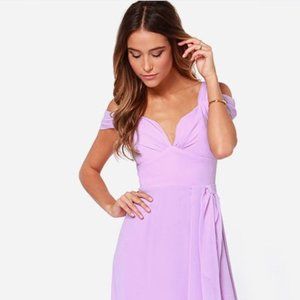 LULUS Exclusive Candied Petals Lavender Maxi Dress